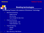 Bonding technologies
