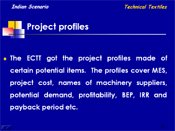 Project profiles