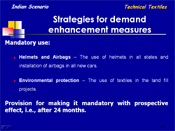Strategies for demand enhancement measures II
