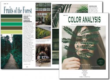 Color Analysis – The Color Trend Magazine for Autumn/Winter 2019