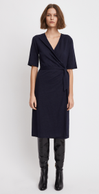 Linen Wrap Dress by Filippa K enriched by Naturally Clean finishing