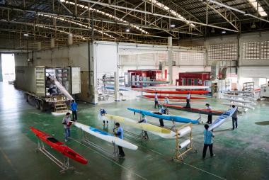 COBRA provides high-quality mass production for ARE Tahiti’s new composite canoes