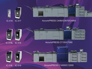 Konica Minolta führt als erstes Unternehmen Druckmaschinen mit EFI Fiery FS500 Pro Software und neuer Hardware ein