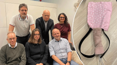 Textile touch that relieves long-term pain 