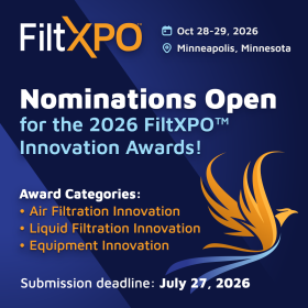 INDA Opens Nominations for the 2026 FiltXPO™ Innovation Awards