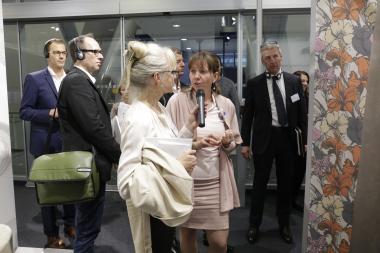 Tour for architects and interior designers at the Heimtextil