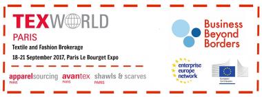 Business Beyond Borders, Texworld Paris 18th – 21st September 2017