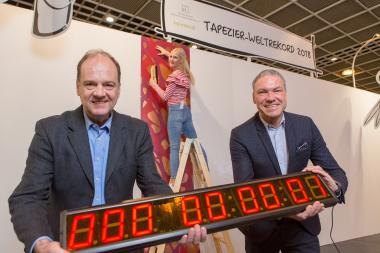 Heimtextil: VDT peilt Tapezier-Weltrekord an