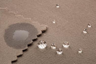 3XDRY®-Technologie von schoeller®: Die Aussenseite eines Textils ist wasserabweisend