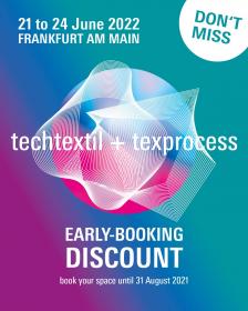Techtextil and Texprocess 2022: registration now open