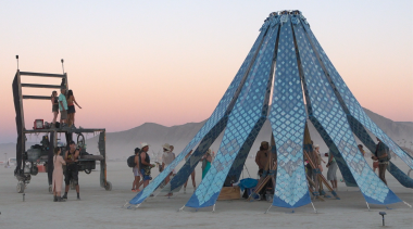From MIT to Burning Man: The Living Knitwork Pavilion