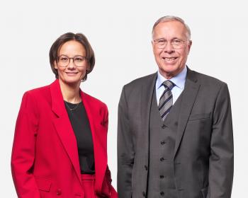 Together with Prof. Dr. Klaus Müller, who acts as CFO, Eva Baumann forms the management of the internationally active CHT Group.
