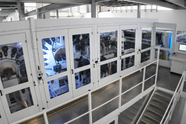 NC X card in operation on a T SUPREMA needle punch line at a customer site – proven performance in real production conditions