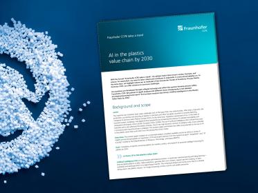 Das Positionspapier »Künstliche Intelligenz in der Kunststoff-Wertschöpfungskette bis 2030«, veröffentlicht vom Fraunhofer-Exzellenzcluster Circular Plastics Economy CCPE, identifiziert Handlungsfelder und Prioritäten für den industriellen Einsatz von KI entlang der Kunststoff-Wertschöpfungskette.