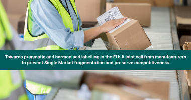 Edana: Pragmatic and harmonised labelling in the EU