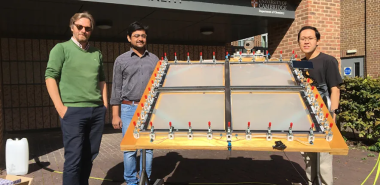 Solar-powered plastic recycling at real-world scale