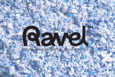 Ravel - shredded polyester/elastane material ready for processing 